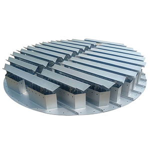 Tower Internal Support Rings for Stable Multi-Layer Packing Setup